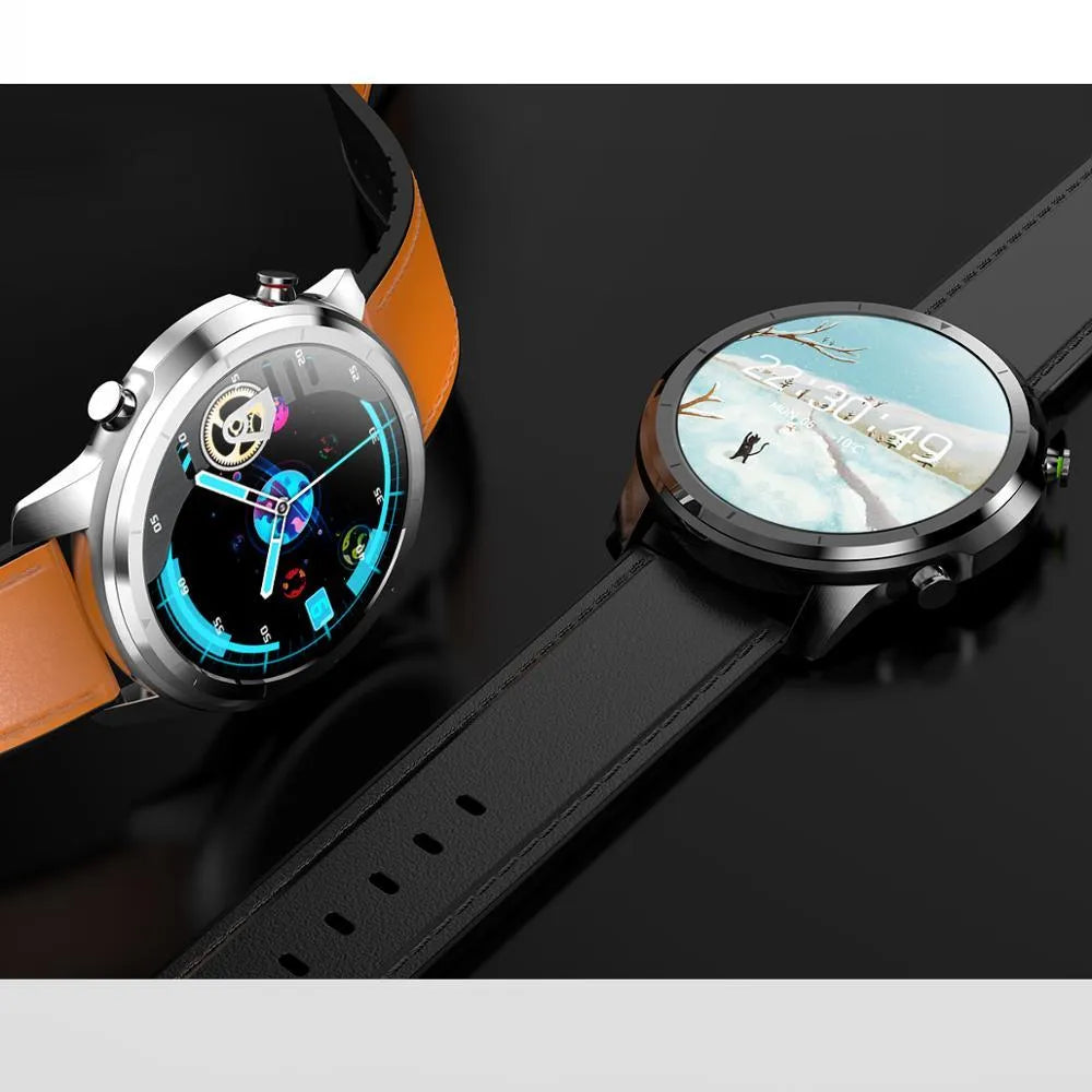 LEMFO LF26 smart bracelet with 1.3-inch touch screen shown in black colour option