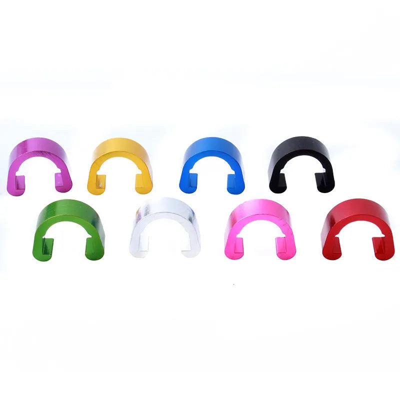 Aluminium alloy C buckle fastener in multiple colours, 10.2mm x 13mm dimensions