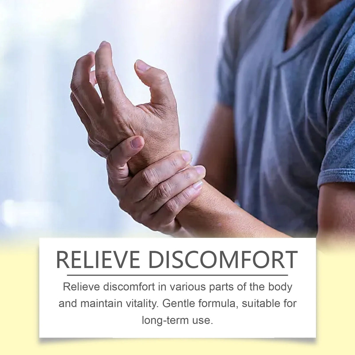 DOCTEAT Body Care Glue Wrap bottle containing 60 capsules for joint and muscle comfort massage
