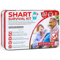 Poop gift set survival kit with wet wipes, dry wipes, disposable underwear, badge and instruction card, 276g, 17x12x4cm