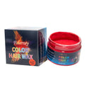 120g hair styling clay jar in multiple colour options including blue, granny grey, and rose red