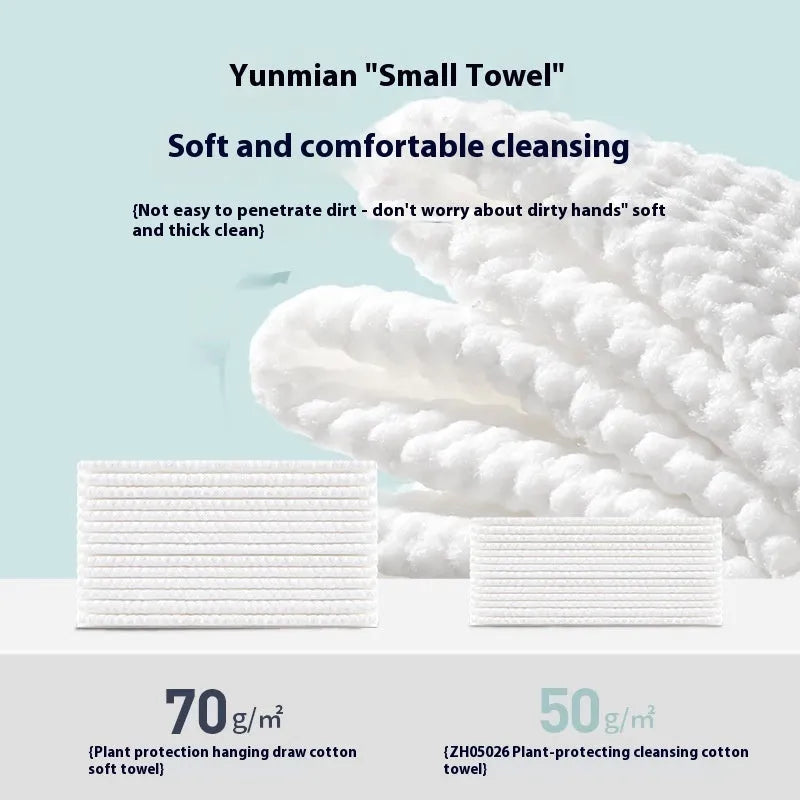 Disposable soft towel roll on hanging removable holder with 100 sheets