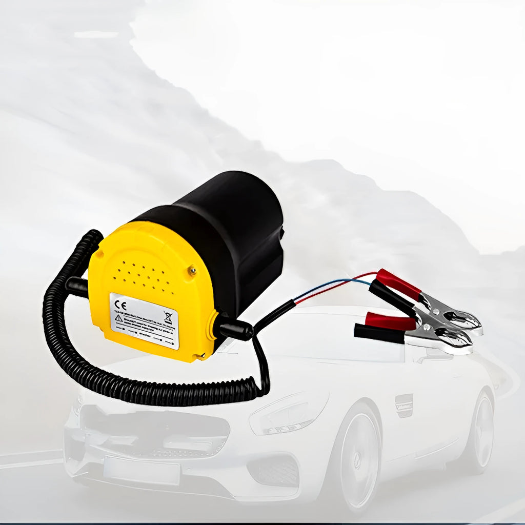 12V electric self-priming oil gear pump with engineering plastic body for engine oil transfer