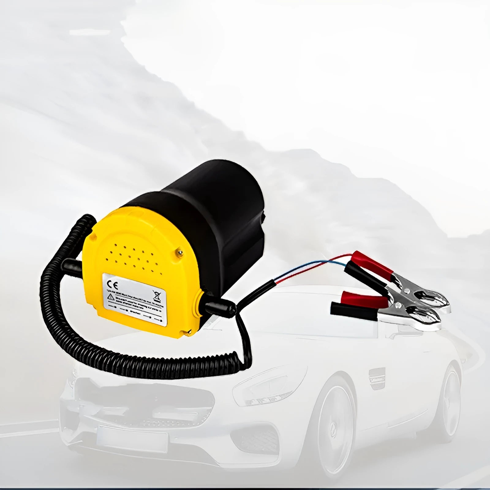 12V electric self-priming oil gear pump with engineering plastic body for engine oil transfer