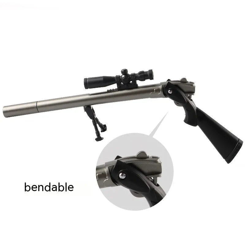 Creative 98K sniper rifle chicken eating theme gel pen with 0.5mm tip and plastic construction
