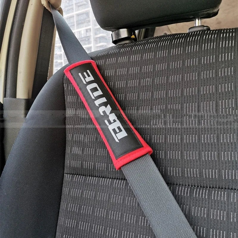 Car shoulder seat belt sleeve in cotton with 4.5cm thick sponge cloth padding for interior protection