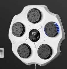 Bluetooth music boxing wall target with hanging-style PU construction and included boxing gloves
