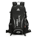 AZELA 30L orange hiking backpack with multiple compartments for trekking, camping and travel