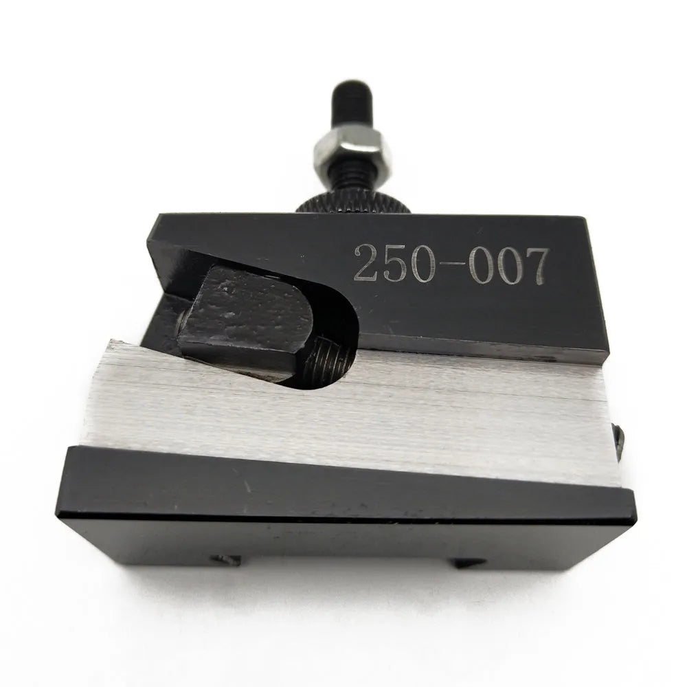 Machifit 250 wedge steel quick change tool post for woodworking lathes with tool holders