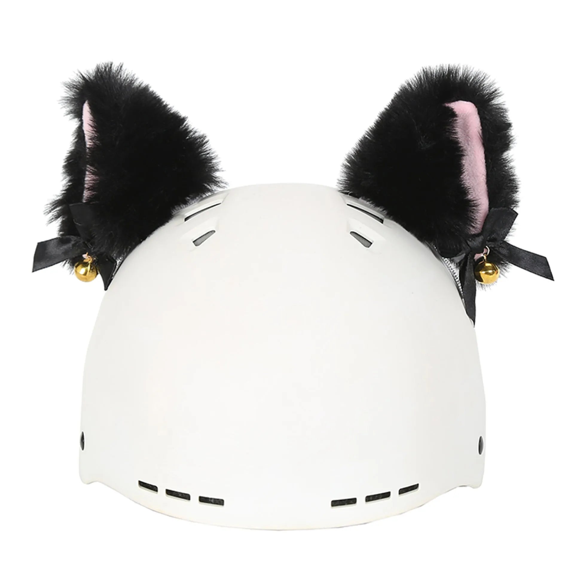 Plush cartoon character ski helmet decoration with elastic headband in assorted designs