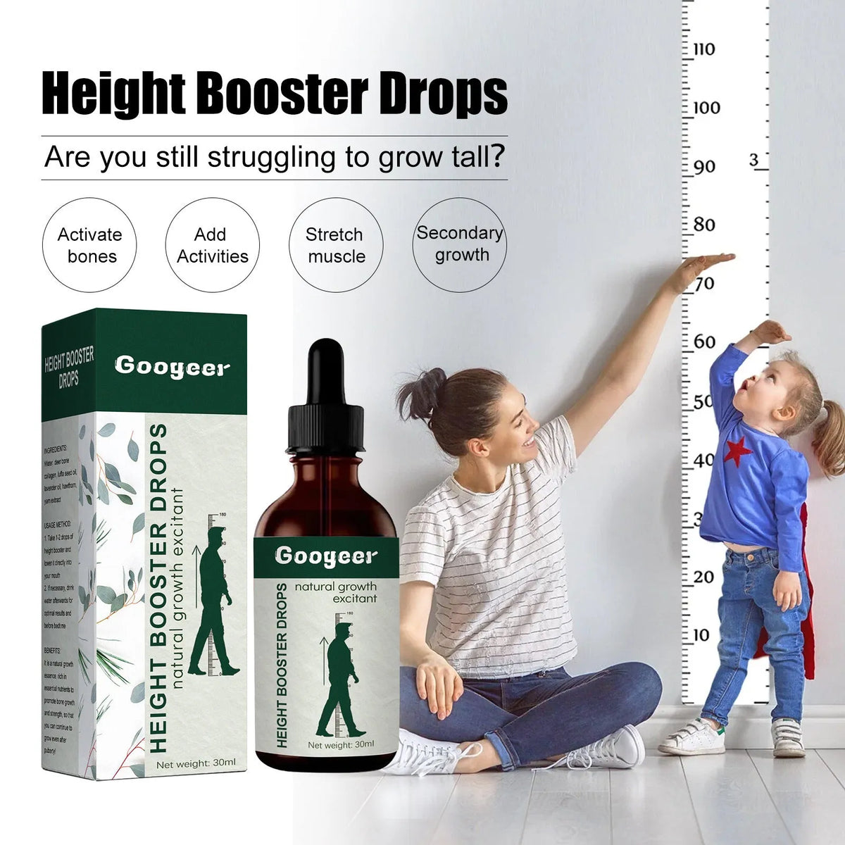 30ml foot acupoint essential oil bottle for body care and foot massage