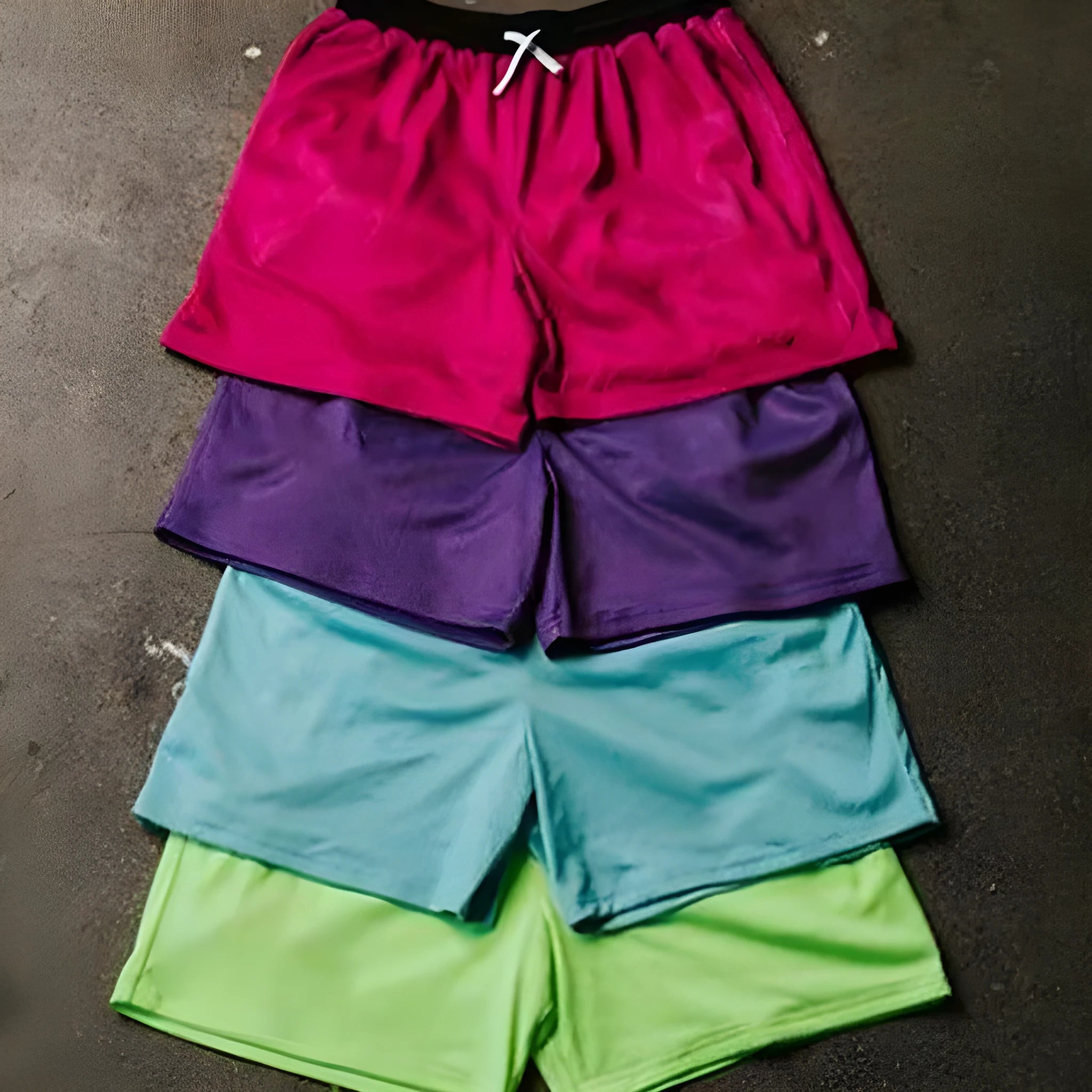 Men's mesh quick-drying shorts in multiple colours for summer running and fitness
