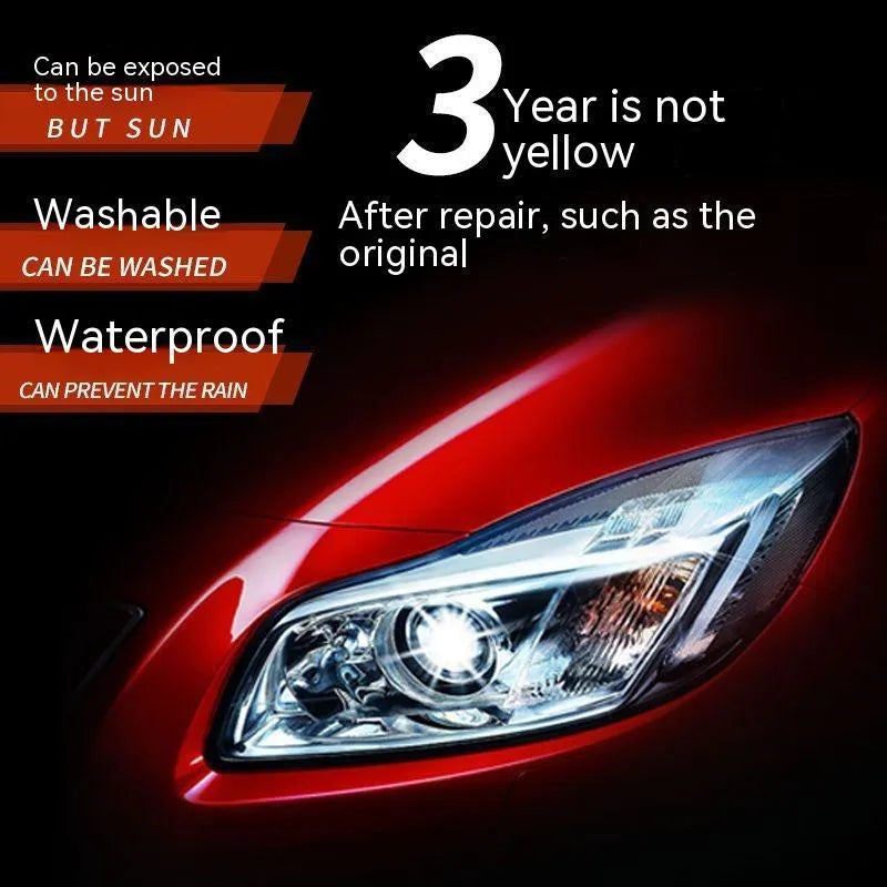 100 ml bottle of car headlight restoration and polishing fluid for lens repair