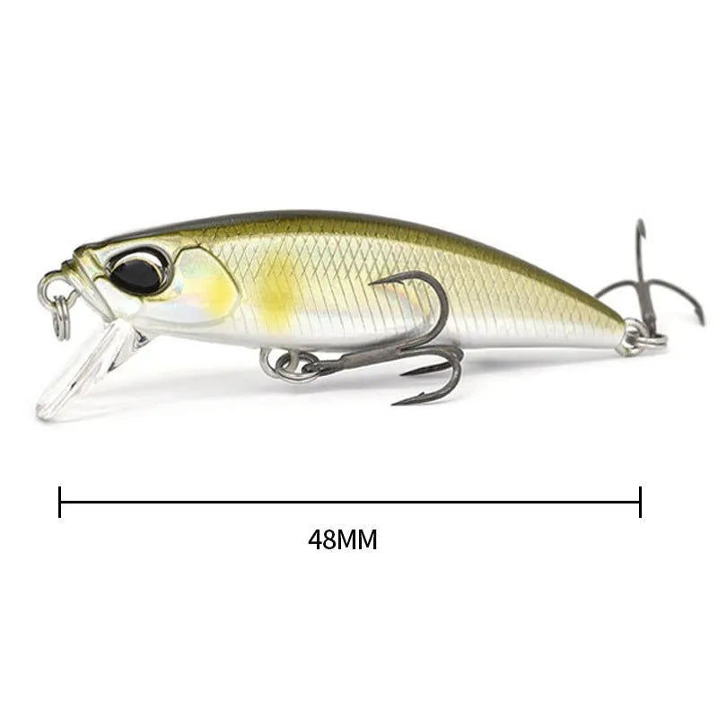 48mm Japanese mino fishing lure for mandarin fish and snakehead in multiple colour options