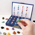 Christmas Doll Countdown Calendar Advent Crystal Stone Mine Standard blind box with rough stone style stone toy