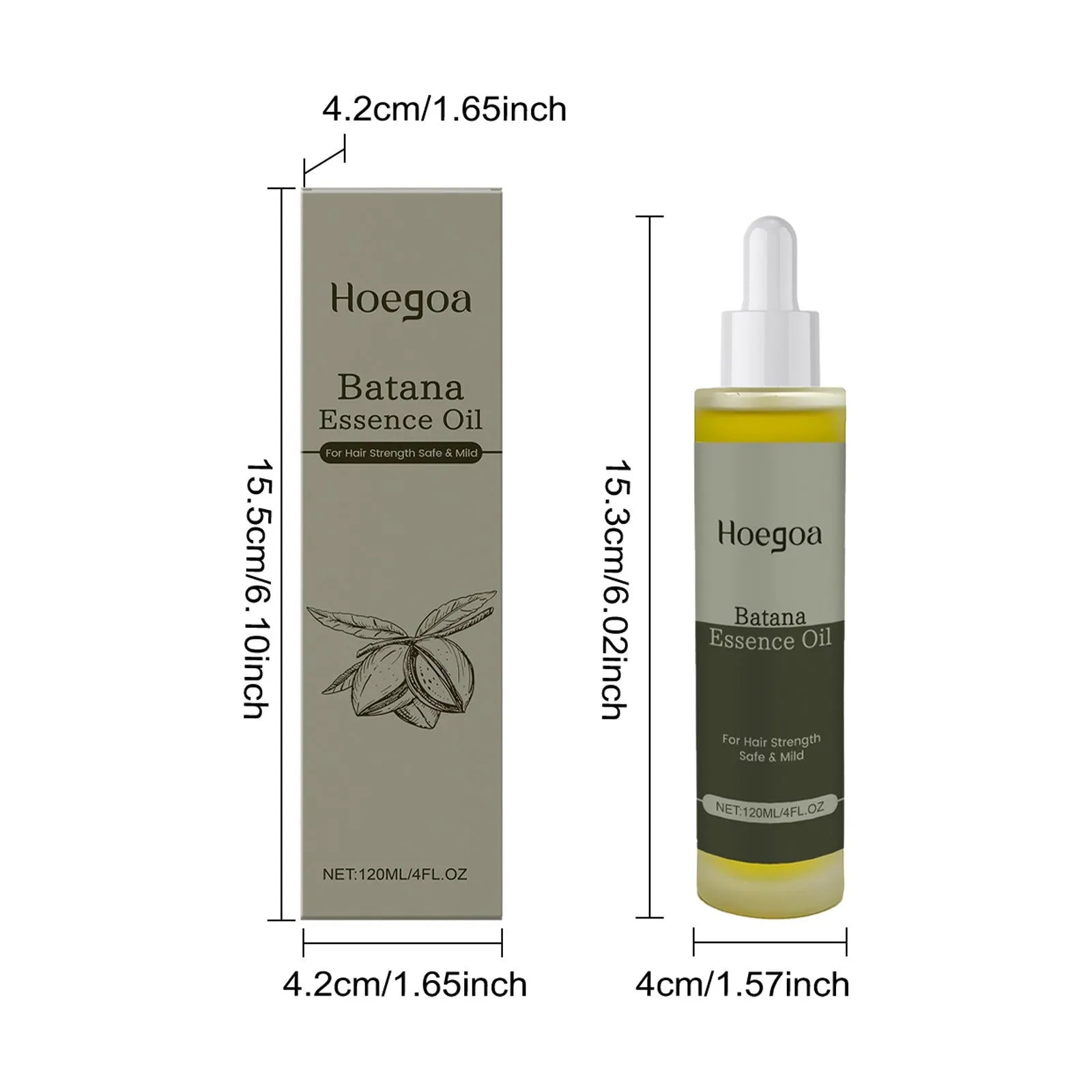 120ml bottle of Platthana Secret Hair Essential Oil for scalp massage.
