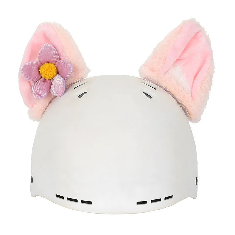 Plush cartoon character helmet and hat cover set in medium size for children's costume events