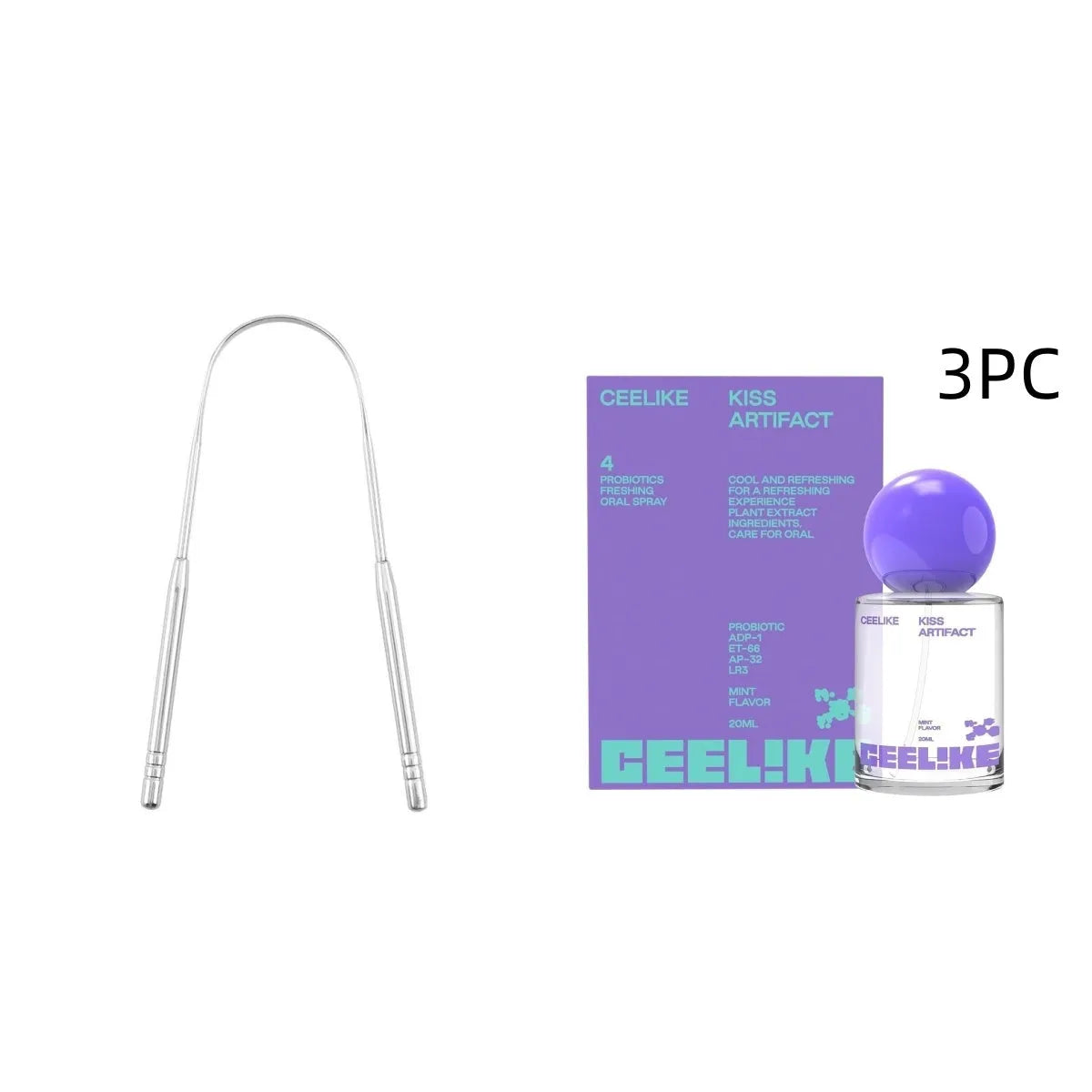 20ml probiotics oral care spray bottle with portable design for mouth freshness