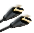 Gold-plated HDMI cable with male connectors in various length options from 0.3m to 5m