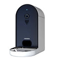 Smart pet feeder with automatic timer and remote monitoring in Barbie pink and ivory white colour combination