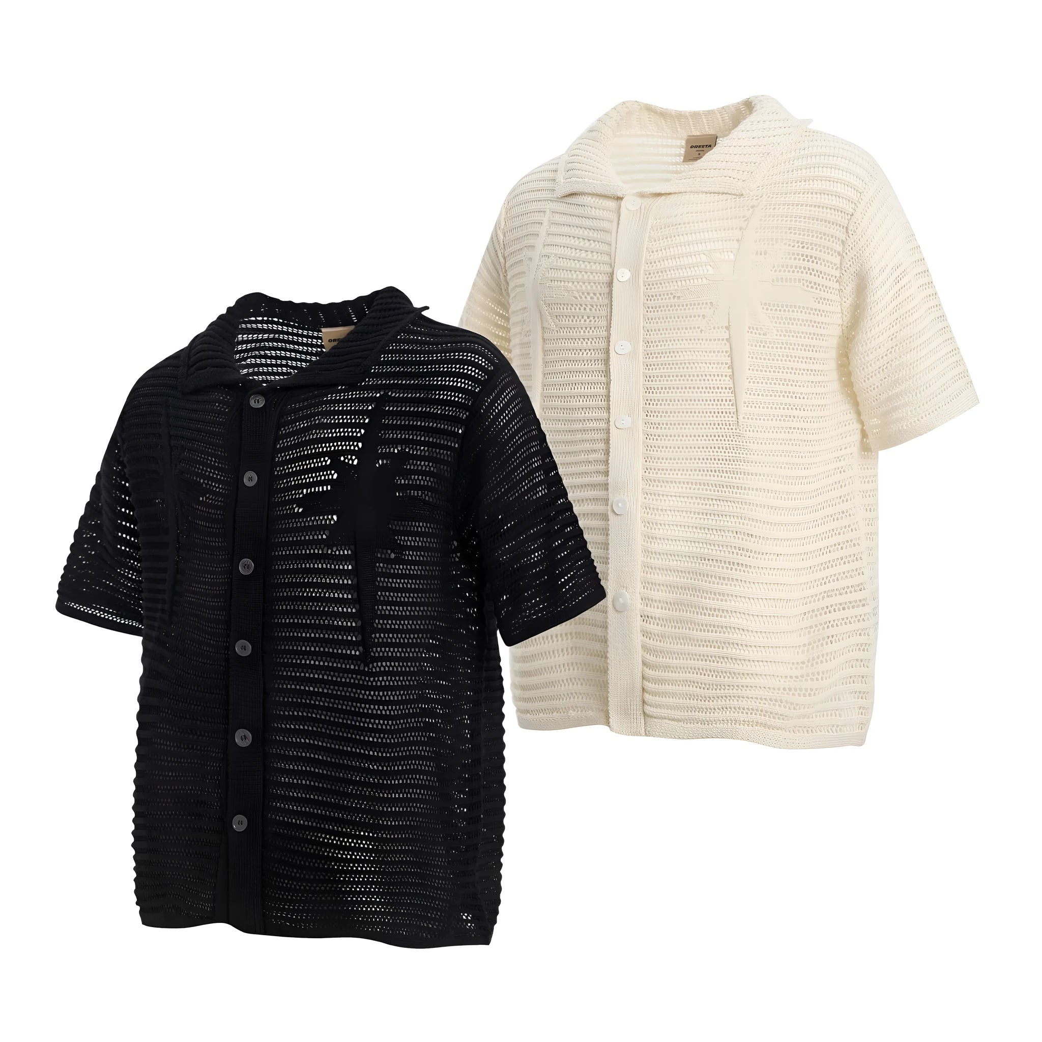 Cotton short sleeve shirt in American retro loose design for youth leisure wear