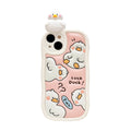 3D duck iPhone case in TPU back cover style, tulip and foundation duck designs, for iPhone 14 Pro Max and other listed models