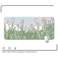 Large colourful X178 pattern rubber desk mat for laptop and computer workstation