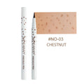 Dark brown waterproof freckle pen with precision tip for natural-looking faux freckles