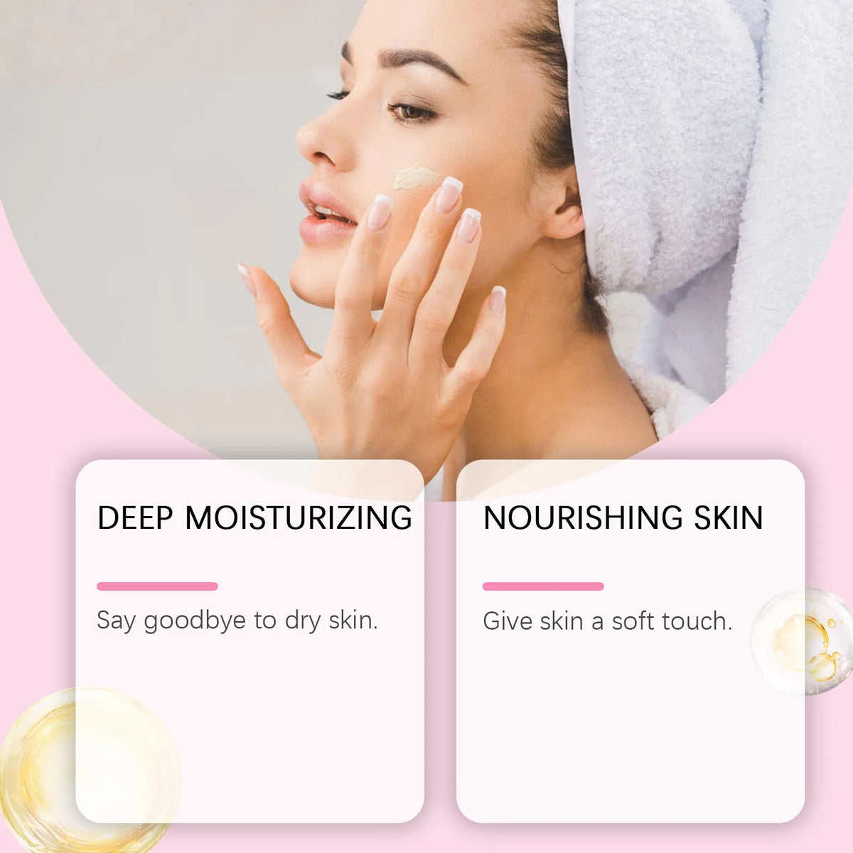 Sakura Butter Cream face moisturiser in 5.7cm square jar containing 100g of product