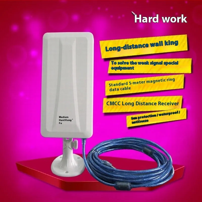 White USB wireless network card with plug-and-play connectivity for computers