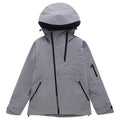 Thin black windproof waterproof double plate ski suit for men and women