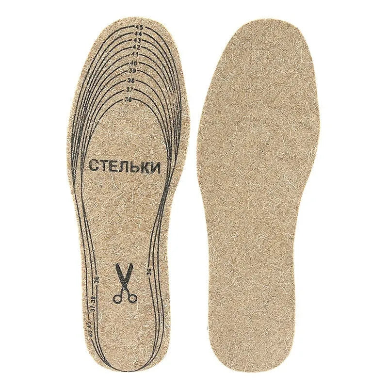 6.5mm wool carpet insole, chemical fibre, unisex adult, tailorable multi-code segment, one pair