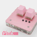 Mini USB keyboard with multimedia keys in choice of white, grey, black or pink colours