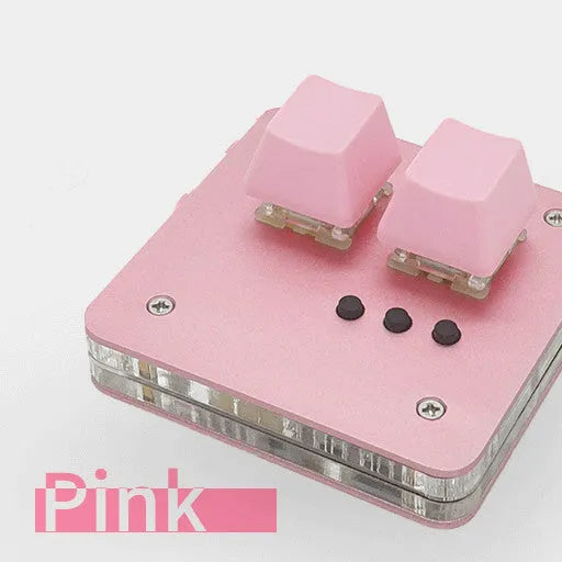 Mini USB keyboard with multimedia keys in choice of white, grey, black or pink colours