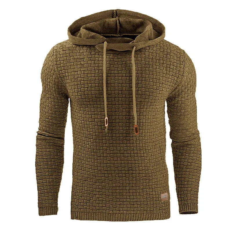 Men's hooded sweatshirt in a cotton and polyester blend available in multiple colours and sizes