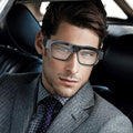 Black head-mounted smart Bluetooth glasses for video recording with touch controls and transparent lenses