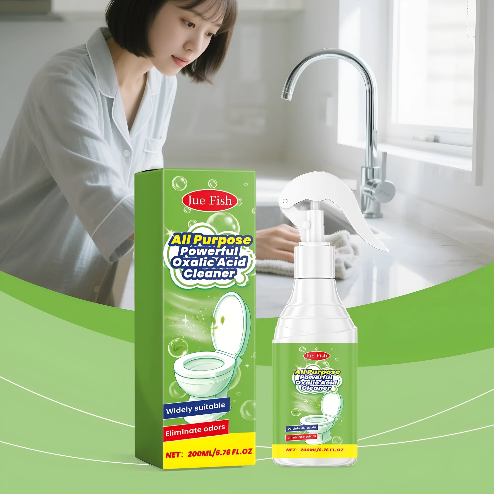 200ml multi-functional household grease cleaning spray bottle with sodium hydroxide formula