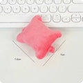 Plush wrist protector mouse pad pillow in blue, green, or pink colour for typing comfort