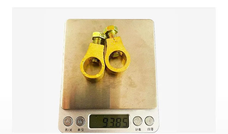 Pure copper car battery clamp with patented design for automotive electrical connections