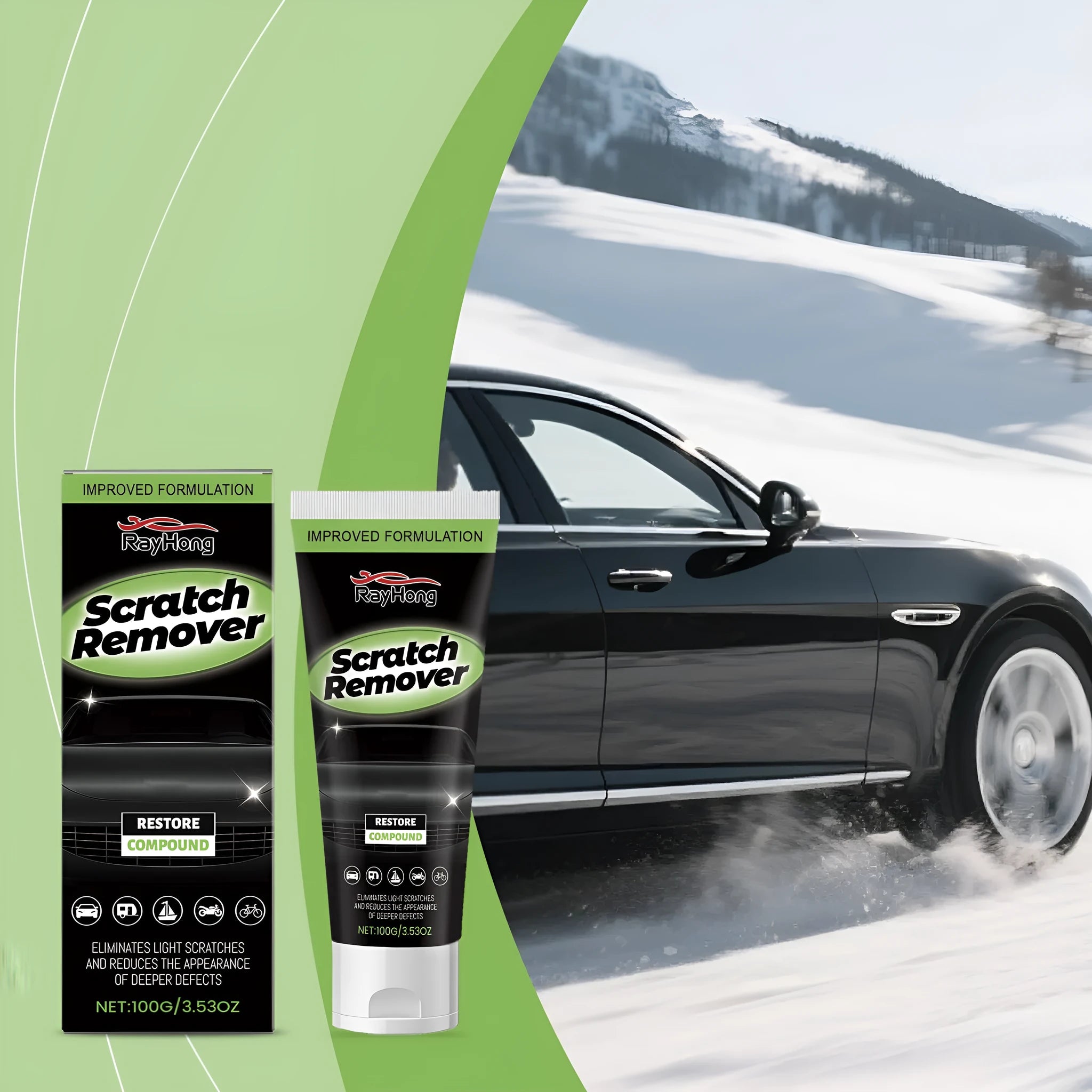 100g tube of nano car paint scratch recovery cream for removing minor scratches