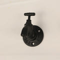 Water pipe style metal towel hook wall mounted with polished finish