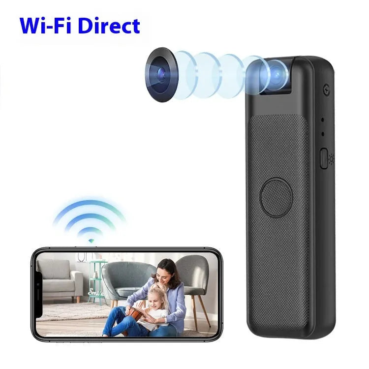 Black conference camera with back splint bracket on tabletop with USB Type-C cable