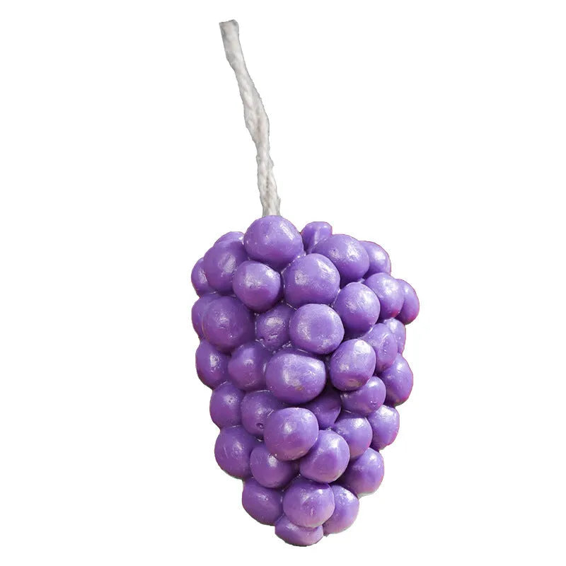 Purple and green 80g grape handmade soap bars for general cleansing