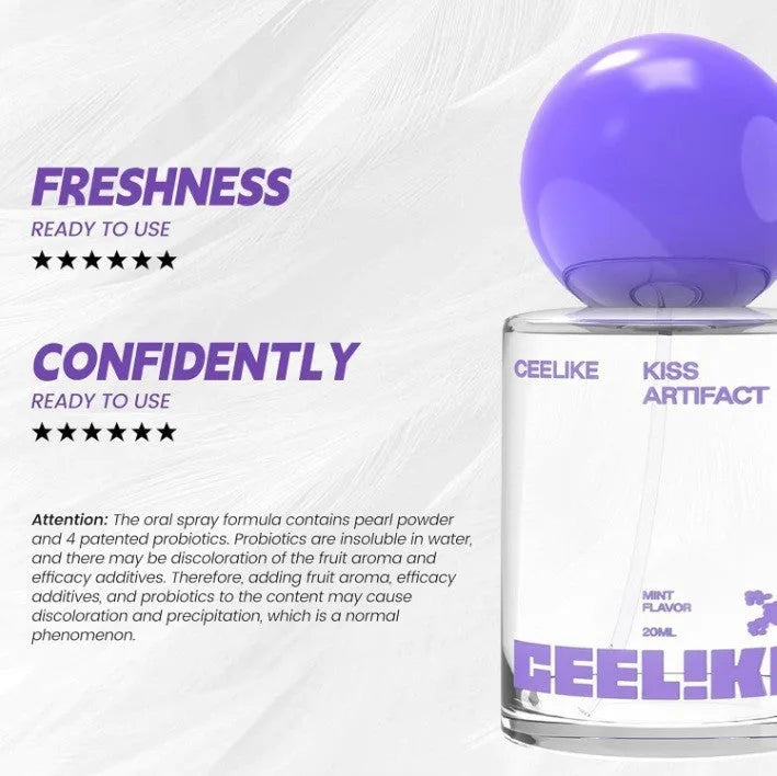 20ml probiotics oral care spray bottle with portable design for mouth freshness