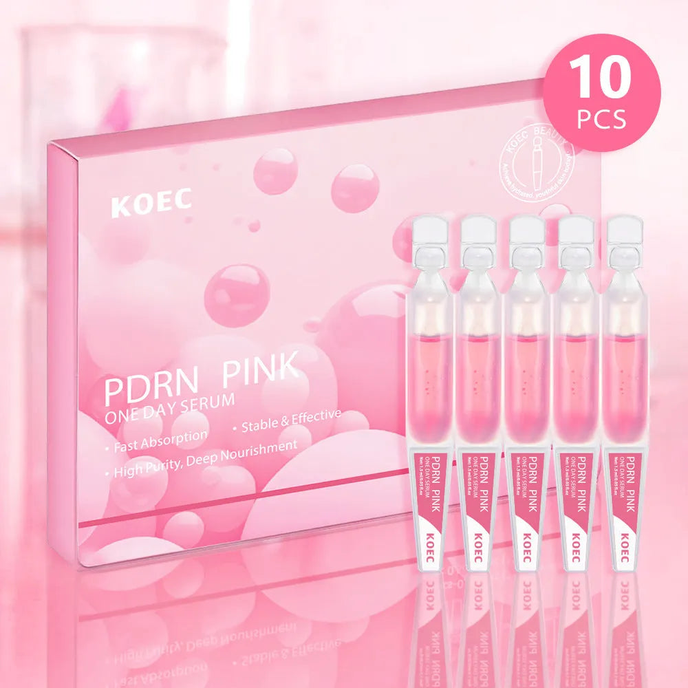 KOEC powder polypeptide disposable moisturising essence sheet masks 10 pack with latex sheets