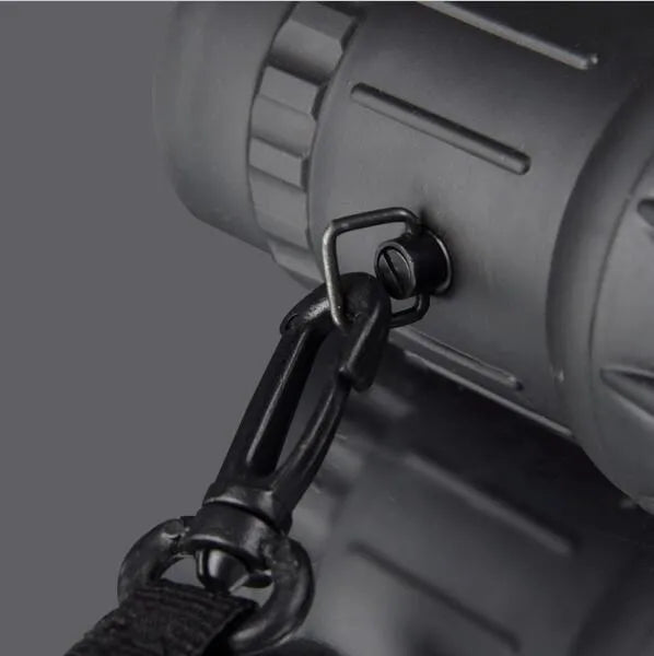 Black 16x52 high-power monocular with roof prism system, shown at 145mm length.