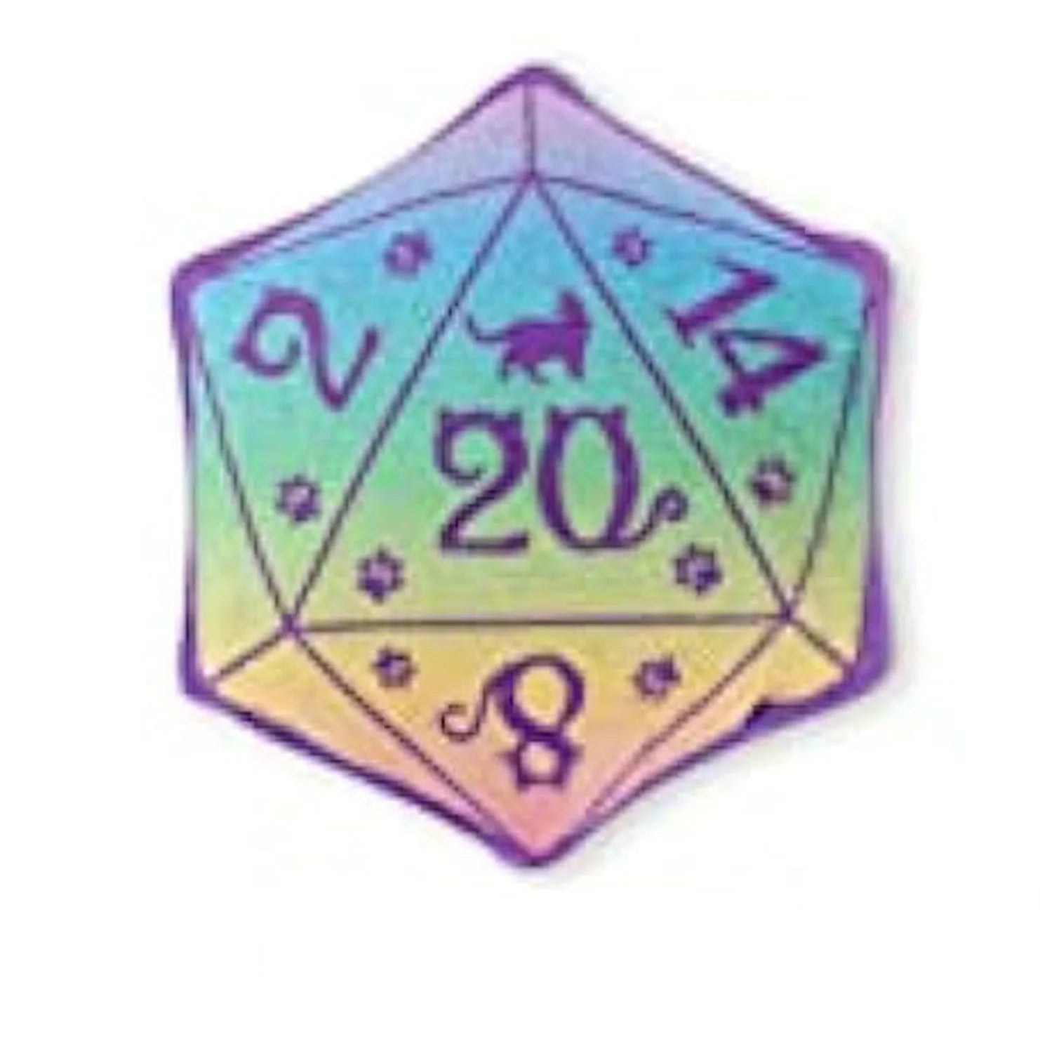 Soft plush dice cat toy filled with organic catnip in blue, purple, green, and pink colour options