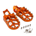 KTM motocross foot pedal in orange or blue, aluminium alloy off-road motorcycle modification part