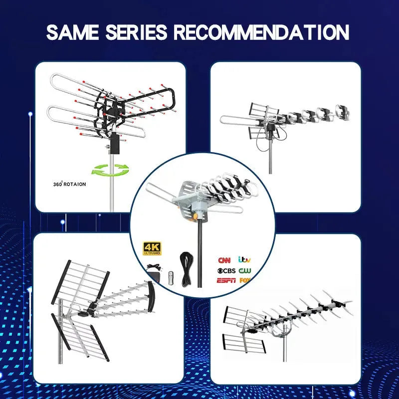 GR-1002 outdoor rotatable television antenna for digital broadcasting reception
