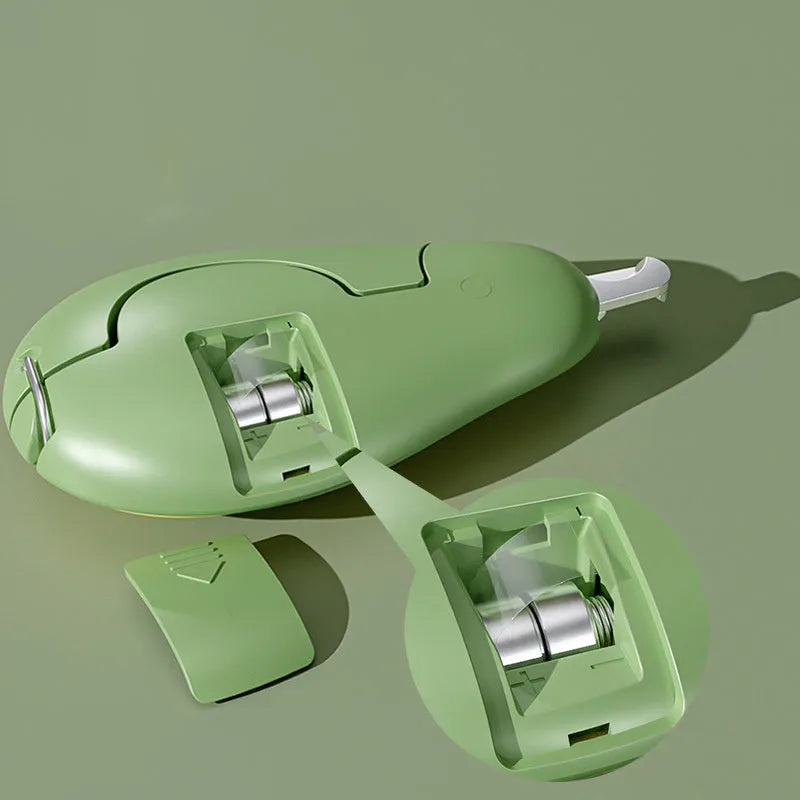 Professional pet nail clipper with LED light and soft grip handles for small dogs and cats.